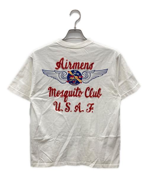 BUZZ RICKSON'S（バズリクソンズ）BUZZ RICKSON'S (バズリクソンズ) プリントカットソー ホワイト サイズ:Sの古着・服飾アイテム