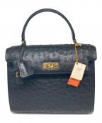 ostrichオーストリッチ）の古着「オーストリッチハンドバッグ」｜ブラック