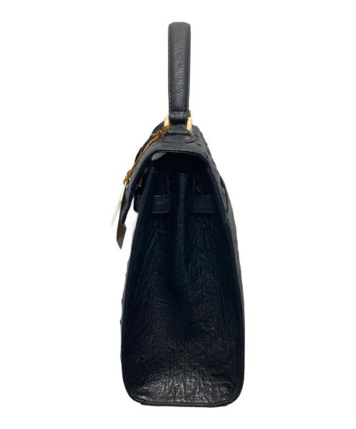 ostrich（オーストリッチ）ostrich (オーストリッチ) オーストリッチハンドバッグ ブラック 未使用品の古着・服飾アイテム