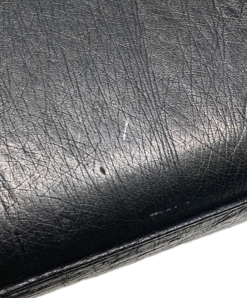 ostrich（オーストリッチ）ostrich (オーストリッチ) オーストリッチハンドバッグ ブラック 未使用品の古着・服飾アイテム