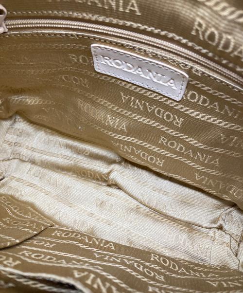 RODANIA（ロダニア）RODANIA (ロダニア) オーストリッチショルダーバッグ ベージュ 未使用品の古着・服飾アイテム