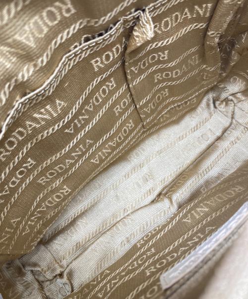 RODANIA（ロダニア）RODANIA (ロダニア) オーストリッチショルダーバッグ ベージュ 未使用品の古着・服飾アイテム