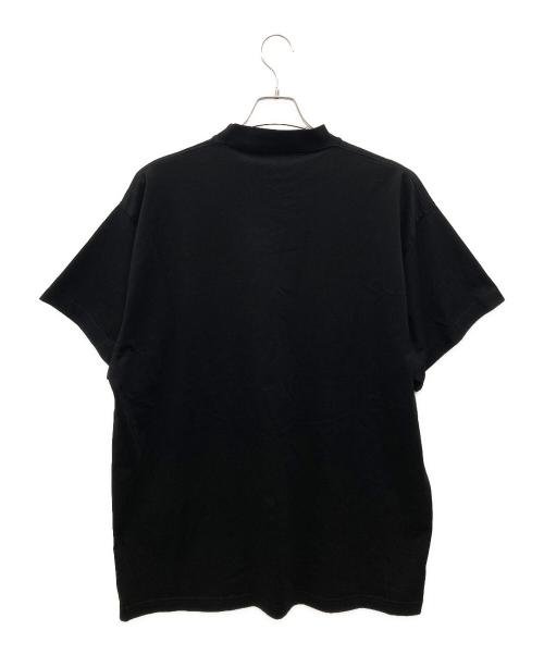 BALENCIAGA（バレンシアガ）BALENCIAGA (バレンシアガ) ステッチロゴオーバーサイズTシャツ ブラック サイズ:2の古着・服飾アイテム