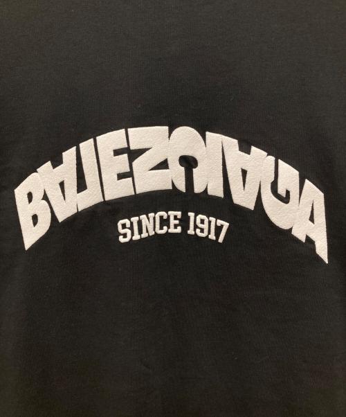 BALENCIAGA（バレンシアガ）BALENCIAGA (バレンシアガ) ステッチロゴオーバーサイズTシャツ ブラック サイズ:2の古着・服飾アイテム