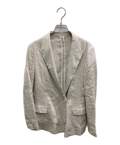 ANAYI（アナイ）ANAYI (アナイ) ダブルジャケット ベージュ サイズ:38の古着・服飾アイテム