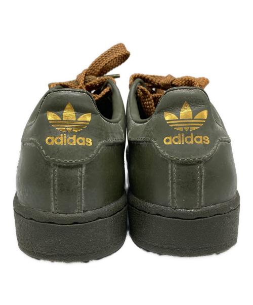 adidas Originals（アディダスオリジナル）adidas Originals (アディダスオリジナル) OFFICIAL MILITARY/GOLD.MET. グリーン サイズ:24の古着・服飾アイテム