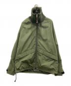 MONKEY TIMEモンキータイム）の古着「ALP/CLTH RIB COLLAR JACKET」｜オリーブ