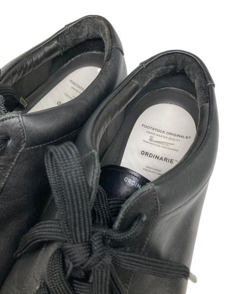 FOOTSTOCK ORIGINALS（フットストックオリジナルズ）FOOTSTOCK ORIGINALS (フットストック・オリジナルズ) ORDINARIE LACEUP ブラック サイズ:US９の古着・服飾アイテム