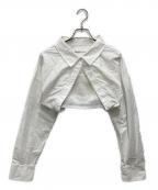 ALEXANDER WANGアレキサンダー・ワン）の古着「レイヤードクロップドシャツ」｜ホワイト