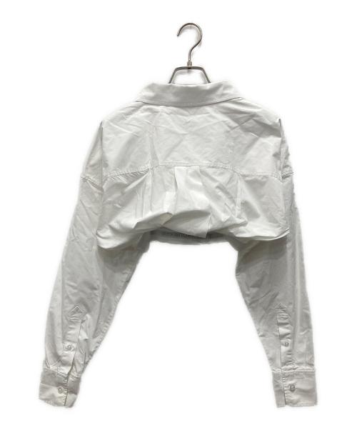 ALEXANDER WANG（アレキサンダー・ワン）ALEXANDER WANG (アレキサンダーワン) レイヤードクロップドシャツ ホワイト サイズ:Freeの古着・服飾アイテム