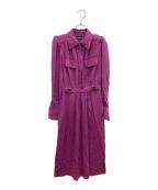 ELISABETTA FRANCHIエリザベッタフランキ）の古着「シャツワンピース」｜パープル