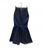 darichダーリッチ）の古着「プリンセスマーメイドデニムスカート」｜インディゴ