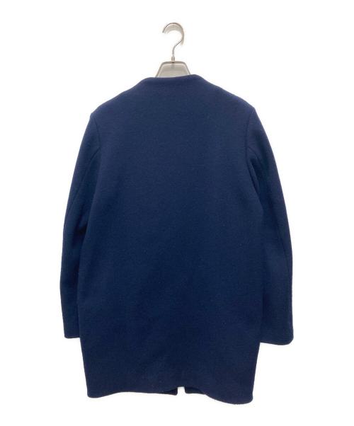 me ISSEY MIYAKE（ミーイッセイ ミヤケ）me ISSEY MIYAKE (ミーイッセイ ミヤケ) ポリトレンチコート ネイビー サイズ:3の古着・服飾アイテム