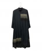 EIKO KONDOエイココンドウ）の古着「デザインブラウスワンピース」｜グレー