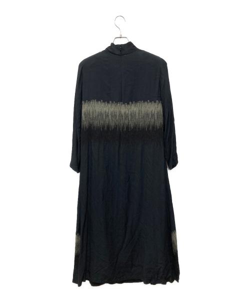 EIKO KONDO（エイココンドウ）eiko kondo (エイココンドウ) デザインブラウスワンピース グレー サイズ:不明（実寸をご確認ください）の古着・服飾アイテム