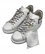 ALEXANDER McQUEENアレキサンダーマックイーン）の古着「レザースニーカー」｜ホワイト×ブラック