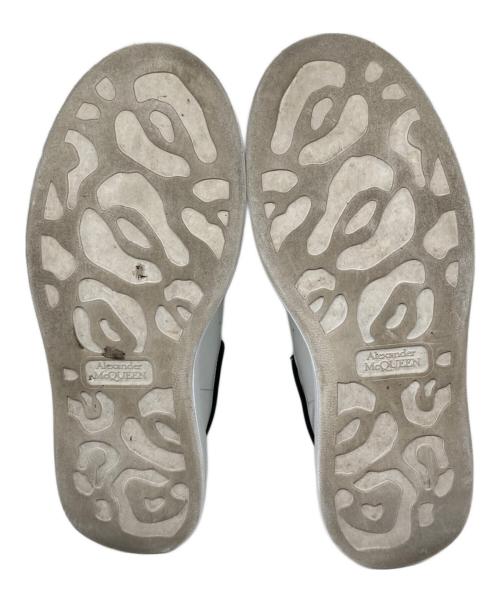 ALEXANDER McQUEEN（アレキサンダーマックイーン）ALEXANDER McQUEEN (アレキサンダーマックイーン) レザースニーカー ホワイト×ブラック サイズ:36Dの古着・服飾アイテム
