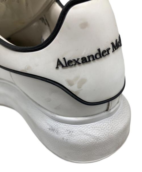 ALEXANDER McQUEEN（アレキサンダーマックイーン）ALEXANDER McQUEEN (アレキサンダーマックイーン) レザースニーカー ホワイト×ブラック サイズ:36Dの古着・服飾アイテム
