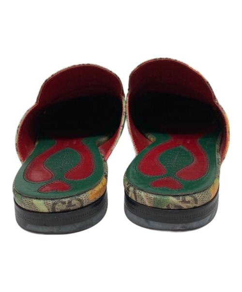 GUCCI（グッチ）GUCCI (グッチ) Horsebit GG Supreme Slipper ベージュ サイズ:37 1/2の古着・服飾アイテム