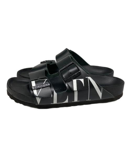 BIRKENSTOCK（ビルケンシュトック）BIRKENSTOCK (ビルケンシュトック) VALENTINO GARAVANI (ヴァレンティノ・ガラヴァーニ) Arizona ブラック サイズ:37の古着・服飾アイテム