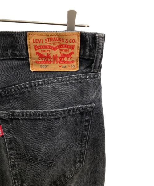 LEVI'S（リーバイス）LEVI'S (リーバイス) 550 Relaxed Fit ブラックデニムパンツ ブラック サイズ:83.5(W33)の古着・服飾アイテム