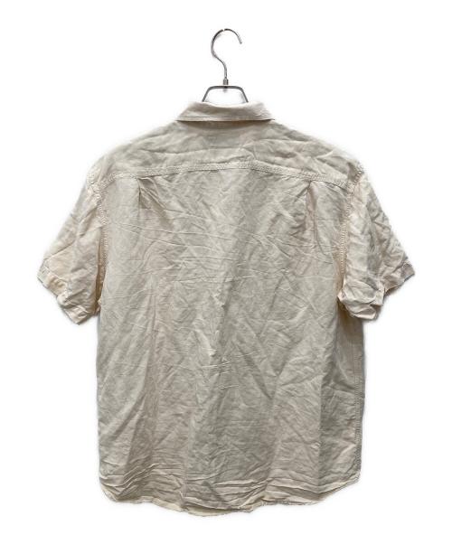 POLO RALPH LAUREN（ポロ・ラルフローレン）POLO RALPH LAUREN (ポロ・ラルフローレン) BEACH CAMP シルク混リネンシャツ ベージュ サイズ:Lの古着・服飾アイテム