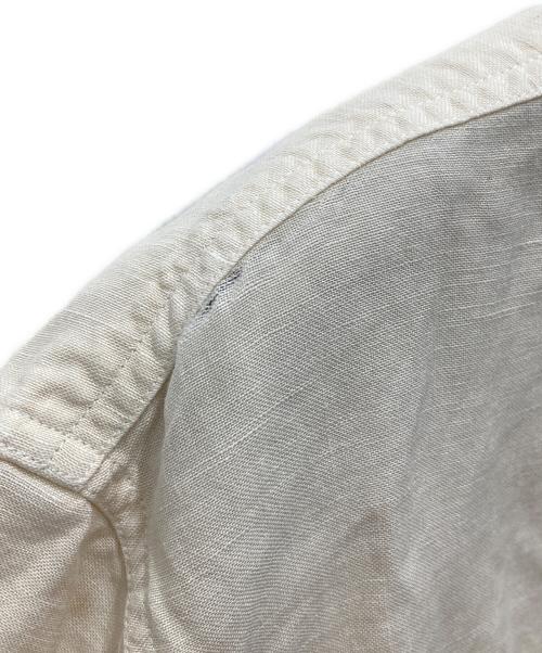 POLO RALPH LAUREN（ポロ・ラルフローレン）POLO RALPH LAUREN (ポロ・ラルフローレン) BEACH CAMP シルク混リネンシャツ ベージュ サイズ:Lの古着・服飾アイテム