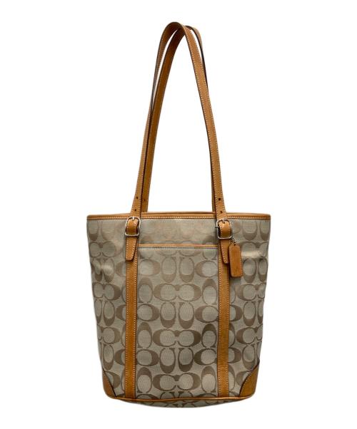 COACH（コーチ）COACH (コーチ) トートバッグ ベージュの古着・服飾アイテム
