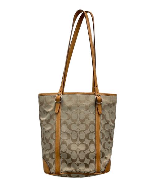 COACH（コーチ）COACH (コーチ) トートバッグ ベージュの古着・服飾アイテム