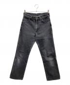 Wranglerラングラー）の古着「90’S 先染めブラックデニムパンツ」｜ブラック