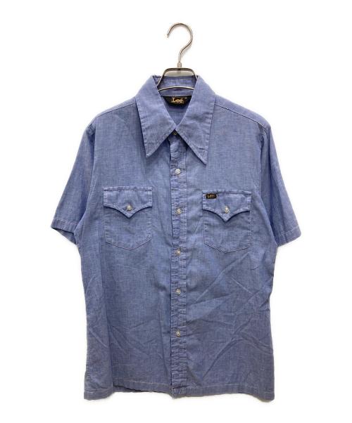 LEE（リー）LEE (リー) 70’sウエスタンシャツ ブルー サイズ:Mの古着・服飾アイテム