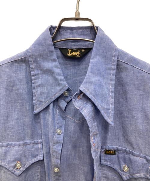 LEE（リー）LEE (リー) 70’sウエスタンシャツ ブルー サイズ:Mの古着・服飾アイテム