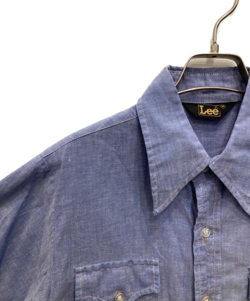 LEE（リー）LEE (リー) 70’sウエスタンシャツ ブルー サイズ:Mの古着・服飾アイテム