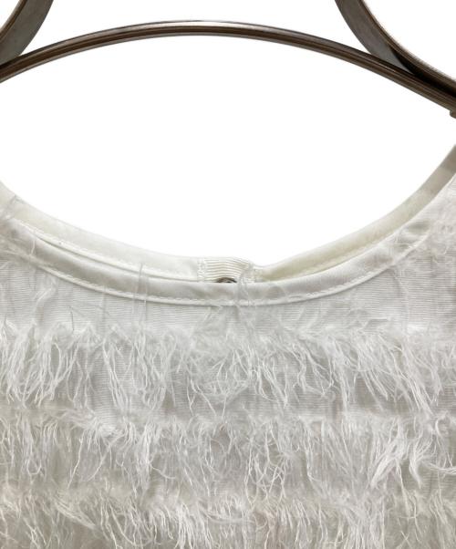 Gypsohila（ジプソフィア）Gypsohila (ジプソフィア) Feather Tee ホワイト サイズ:freeの古着・服飾アイテム