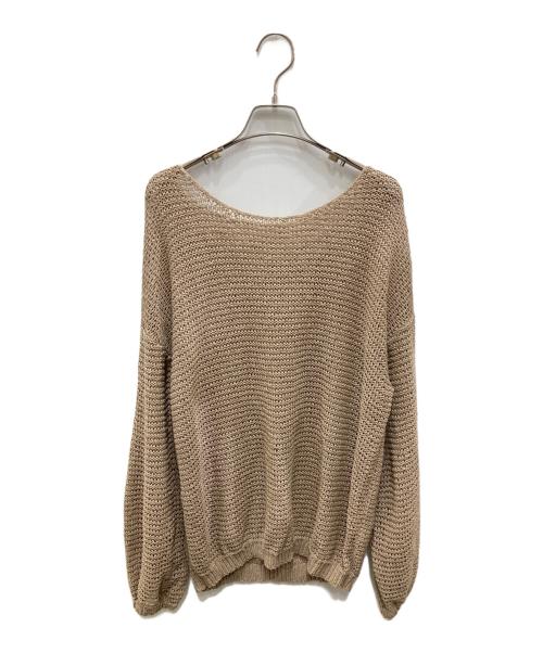 Plage（プラージュ）Plage (プラージュ) TSUMUGI balloon プルオーバー ブラウン サイズ:サイズ無しの古着・服飾アイテム