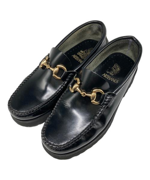 ARTESANOS（アルテサノス）ARTESANOS (アルテサノス) ビットローファー ブラック サイズ:36の古着・服飾アイテム