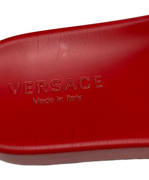 VERSACE（ヴェルサーチェ）VERSACE (ヴェルサーチェ) サンダル レッド サイズ:43の古着・服飾アイテム