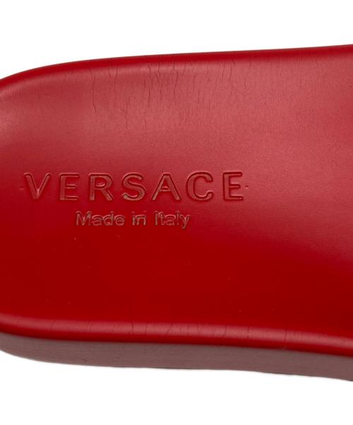 VERSACE（ヴェルサーチェ）VERSACE (ヴェルサーチェ) サンダル レッド サイズ:43の古着・服飾アイテム