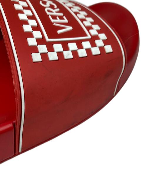 VERSACE（ヴェルサーチェ）VERSACE (ヴェルサーチェ) サンダル レッド サイズ:43の古着・服飾アイテム