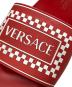 中古・古着 VERSACE (ヴェルサーチェ) サンダル レッド サイズ:43：9000円