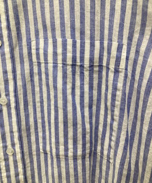 Spick and Span（スピックアンドスパン）Spick and Span (スピックアンドスパン) コットンリネンルーズシャツ ブルー サイズ:表記無し(実寸ご確認ください）の古着・服飾アイテム