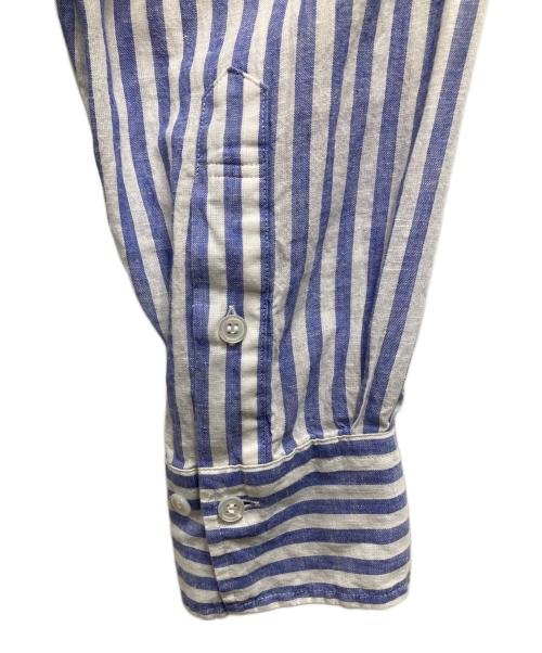 Spick and Span（スピックアンドスパン）Spick and Span (スピックアンドスパン) コットンリネンルーズシャツ ブルー サイズ:表記無し(実寸ご確認ください）の古着・服飾アイテム