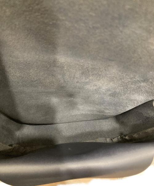 Mimi（ミミ）Mimi (ミミ) レザーショルダーバッグ ネイビーの古着・服飾アイテム