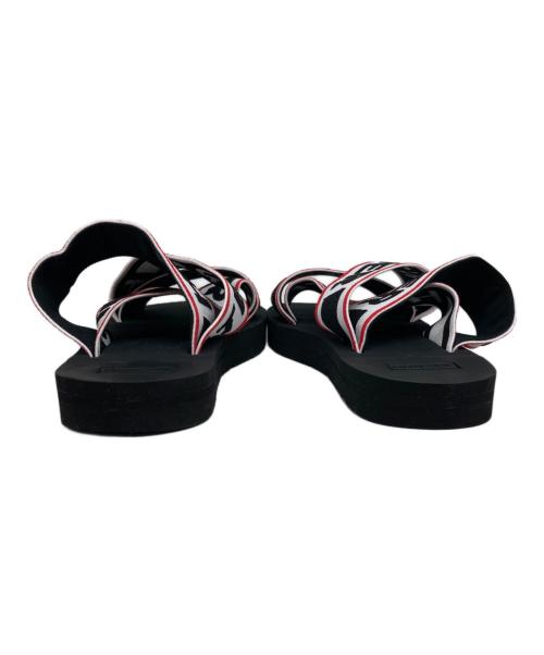 HUNTER（ハンター）HUNTER (ハンター) LOGO ELASTIC CROSSOVER SLIDE ブラック サイズ:US8の古着・服飾アイテム