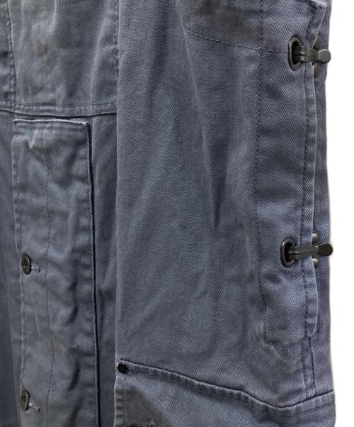 NIGEL CABOURN（ナイジェルケーボン）NIGEL CABOURN (ナイジェルケーボン) NAVAL DUNGAREE HERRINGBONE OVERALL/ネイバルダンガリーヘリンボーンオーバーオール ネイビー サイズ:48の古着・服飾アイテム
