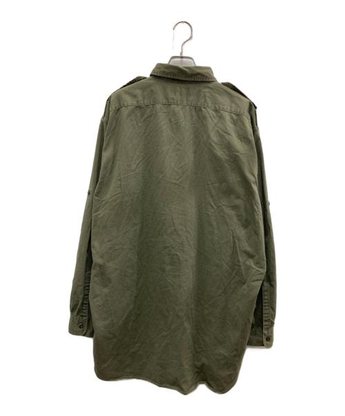 RRL（ダブルアールエル）RRL (ダブルアールエル) ミリタリーシャツ オリーブ サイズ:Lの古着・服飾アイテム
