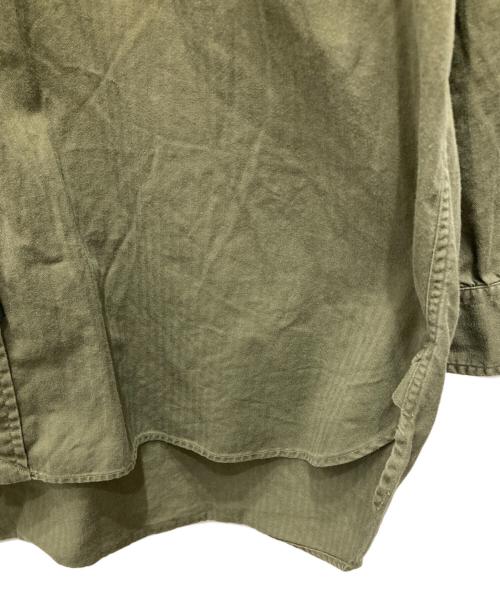 RRL（ダブルアールエル）RRL (ダブルアールエル) ミリタリーシャツ オリーブ サイズ:Lの古着・服飾アイテム