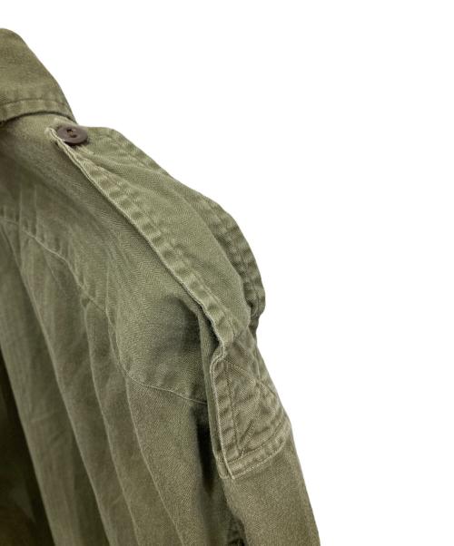 RRL（ダブルアールエル）RRL (ダブルアールエル) ミリタリーシャツ オリーブ サイズ:Lの古着・服飾アイテム