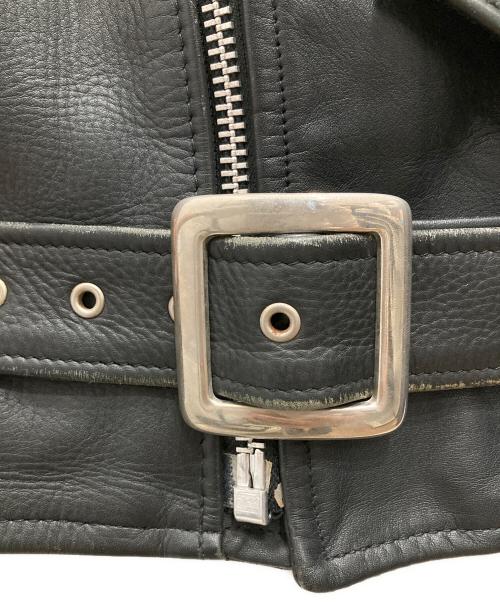 Schott（ショット）Schott (ショット) 613ダブルライダースジャケット ブラック サイズ:34の古着・服飾アイテム