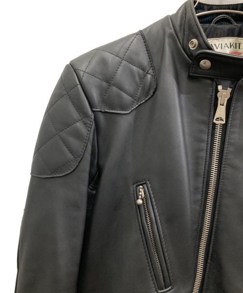 Lewis Leathers（ルイスレザース）Lewis Leathers (ルイスレザース) スーパーファントム シープスキンレザーライダースジャケット ブラック サイズ:36の古着・服飾アイテム